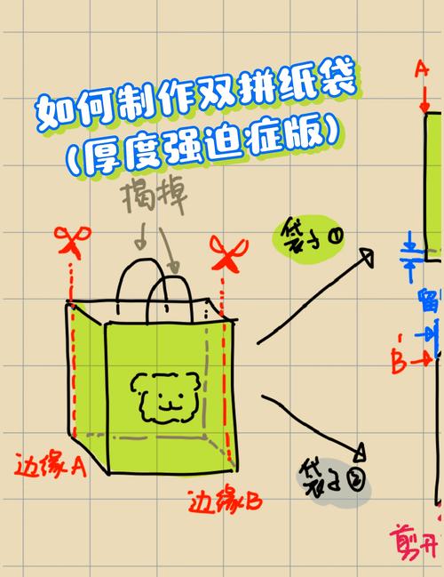 卡纸手工手提袋制作步骤？纸制手提袋手工制作过程