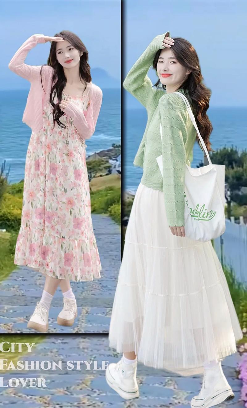 花色裙子配什么颜色鞋子？花色裙裤配什么上衣