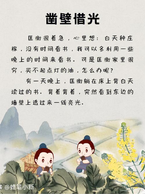 匡衡凿壁借光的故事说明什么道理？凿壁借光记述了有关匡衡的几个故事