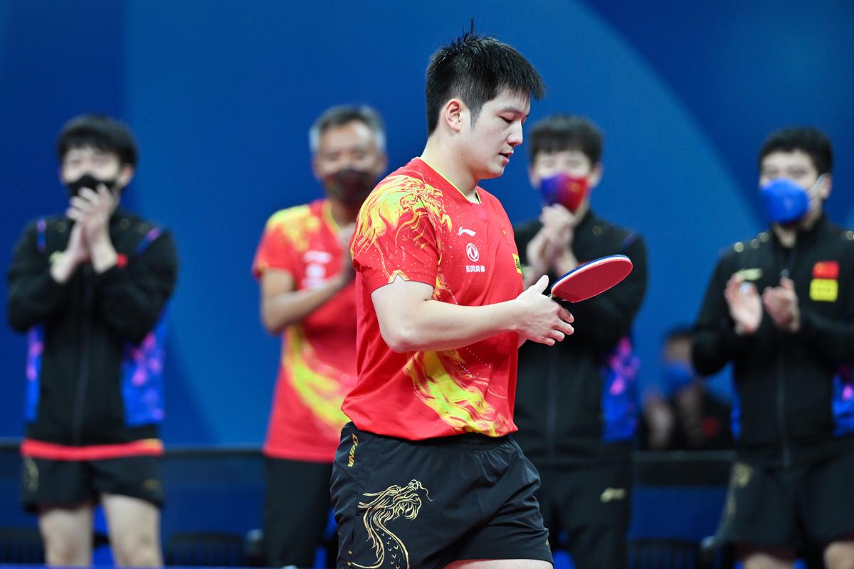 国乒巅峰对决!樊振东王楚钦强势会师全运会男单半决赛