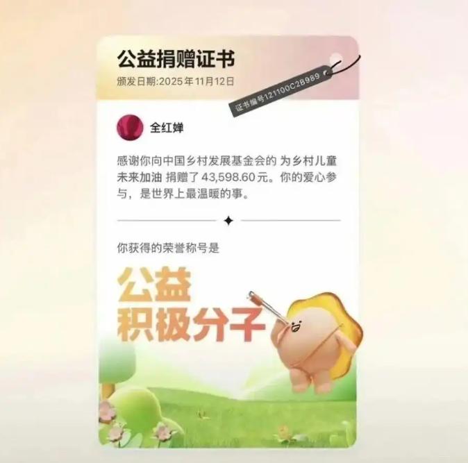 全红婵直播收入倾囊捐赠 奥运冠军的公益情怀感动全网