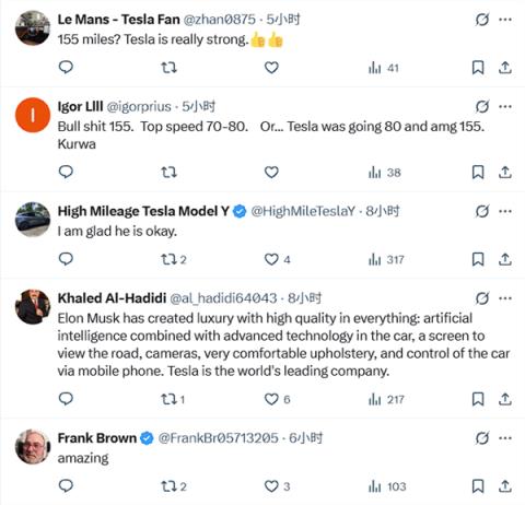 特斯拉Model3被时速250公里奔驰AMG撞毁：车主无碍 又提了一台(图5)