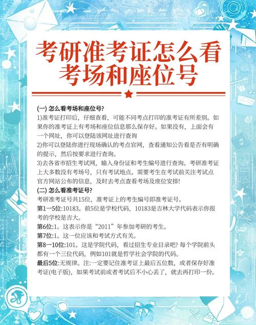 考研座位号什么时候公布？考研座位号什么时候公布出来