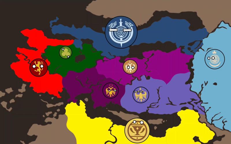 骑马与砍杀地图中间旗帜在哪?骑马与砍杀地图名字