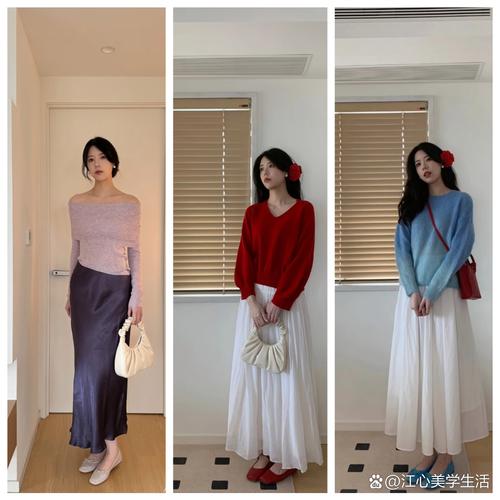 开叉毛衣裙怎么搭配外套?开叉短款毛衣女