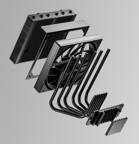 ID-Cooling新款风冷散热器首发209元:77mm高度 自研六热管(图3)