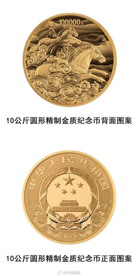 2026马年贵金属纪念币来了：11月26日发行 全套共11枚(图2)