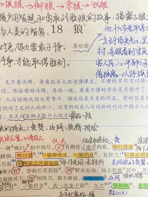 文言文《狼》三则？狼文言文三则其三