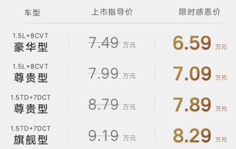 年轻人的第一台“AM吉” 第五代吉利帝豪上市:限时6.59万起(图3)