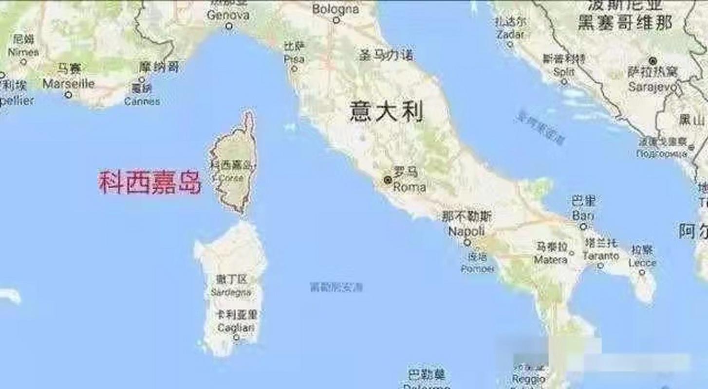 科西嘉岛百度百科?科西嘉岛地理位置