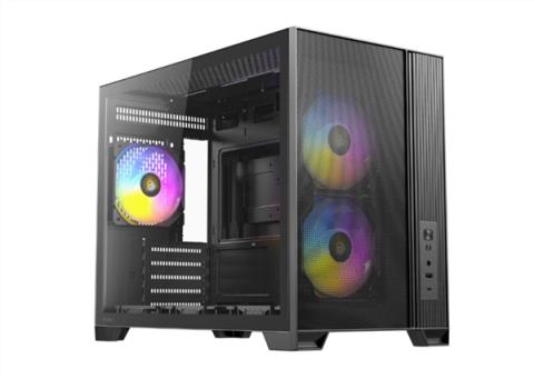 安钛克发布FLUXM机箱：搭载垂直+水平双风道(图2)