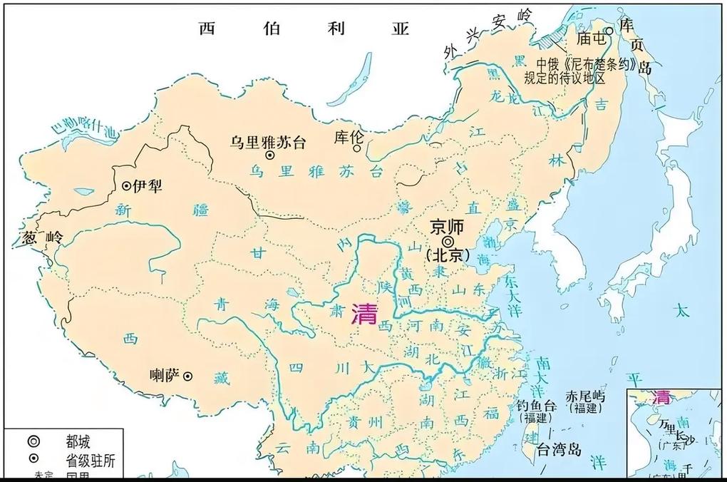 清朝各省府州县地图？清朝各省府州县地图分布