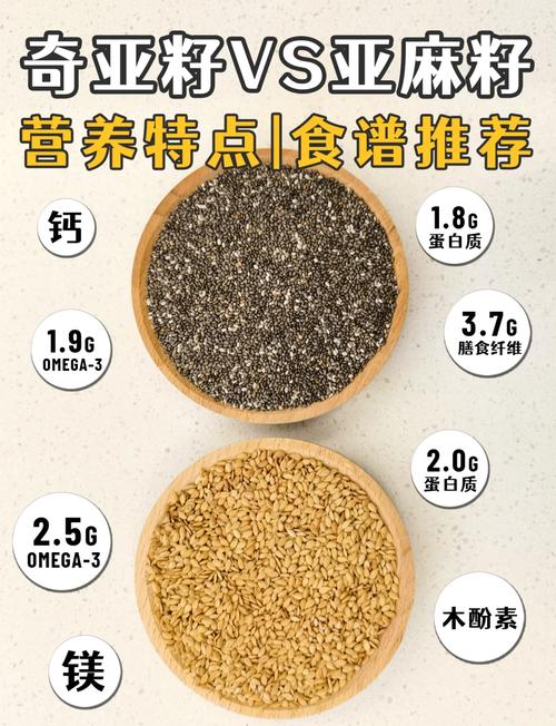 奇亚籽和亚麻籽怎么吃？奇亚籽跟亚麻籽有什么区别