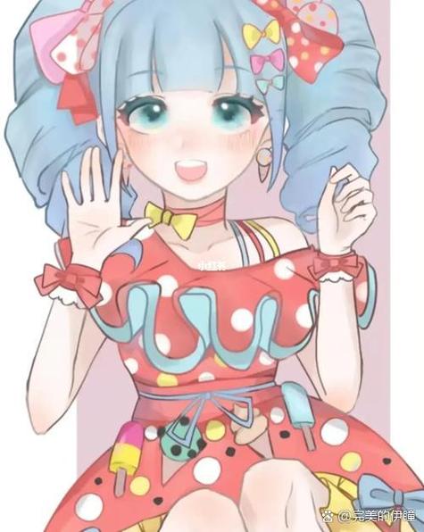 蓝头发双马尾动漫少女？蓝头发双马尾的动漫人物 女