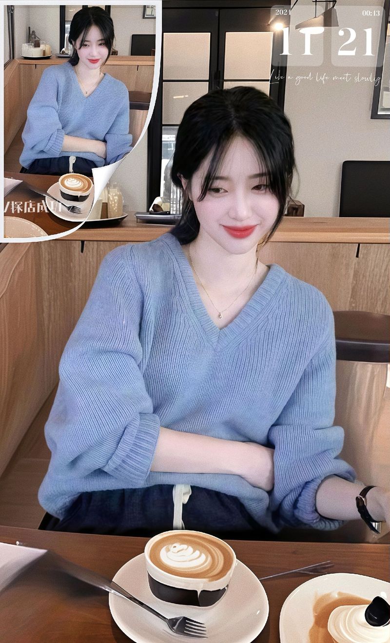 蓝色毛衣配什么领带？蓝色毛衣可以搭配什么裤子