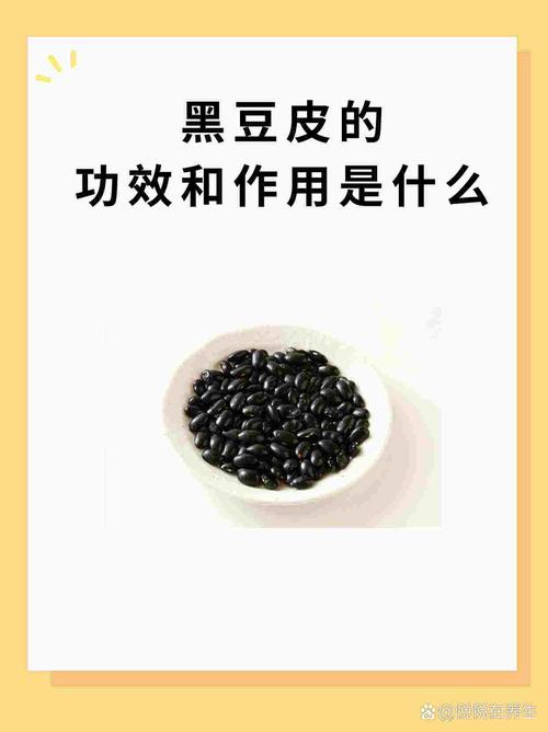 请问黑豆的皮有没有营养价值?黑豆皮的药用价值