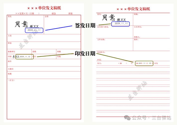 公文签发日期是什么意思?？公文签发日期和落款日期
