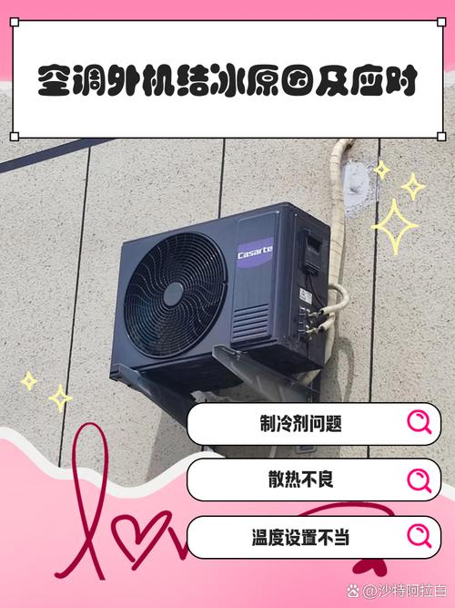 空调外机结霜了,怎么回事?？空调外机结霜了怎么回事