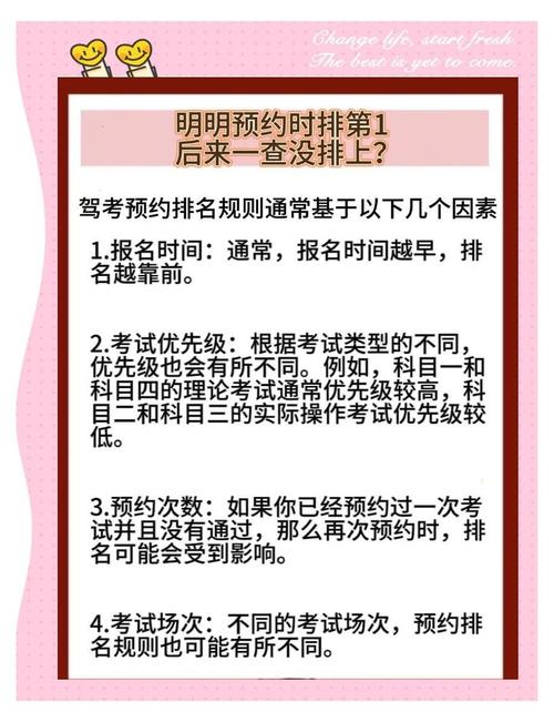 科目三补考预约排名老是越来越靠后怎么办？科目三补考考试预约排名规则