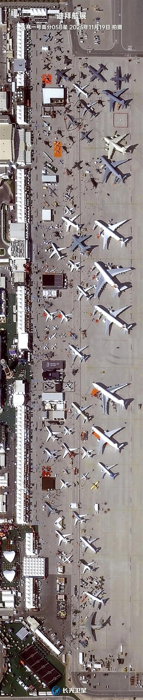 卫星俯瞰迪拜航展：快来找找我们的6.2吨翼龙-X无人机(图3)