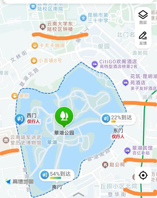 到昆明翠湖公园坐几路公交车?昆明翠湖公园到昆明火车站怎么走