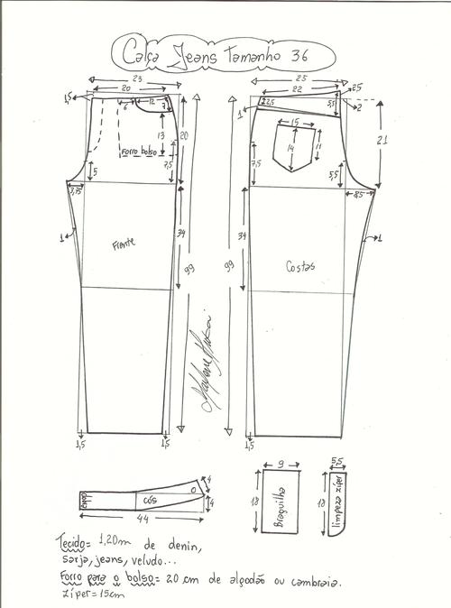 裤子裁剪前后片区别?裤子裁剪注意事项