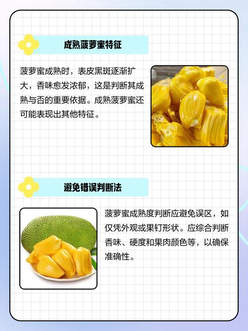 菠萝蜜怎么辨别生熟呢？怎样辨别菠萝蜜生熟