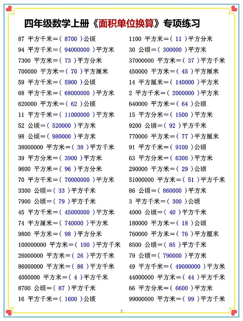 平方米有哪些单位？平方的单位是米吗