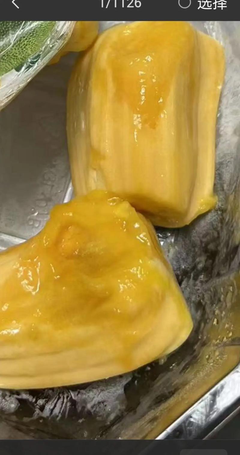 菠萝蜜果肉变粘变滑了是坏了吗？菠萝蜜果肉有些地方变黄软了