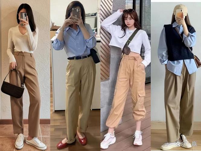 卡其色裤子配什么颜色鞋子好看?卡其色的裤子搭什么颜色上衣