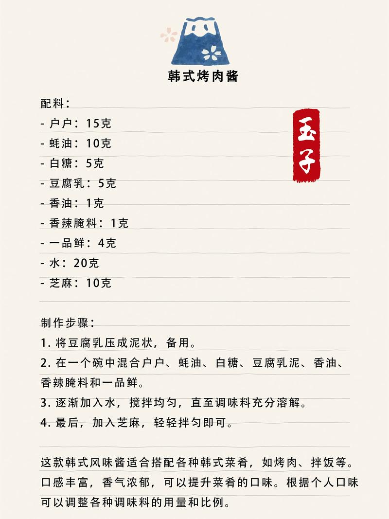 烤肉店酸甜蘸料汁的做法?烤肉店酸甜蘸料汁的做法大全