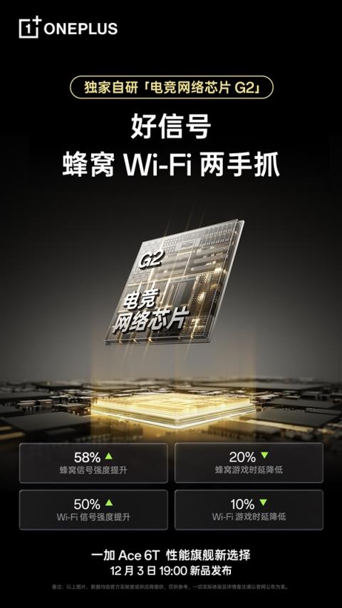 一加Ace6T独家搭载电竞三芯：真正做到持久流畅 全程满帧(图3)