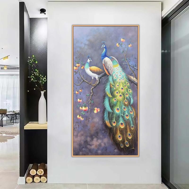 孔雀画能挂家中墙上吗?孔雀画能挂家中墙上吗风水好吗