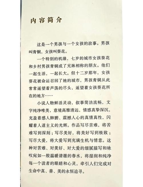 青铜葵花属于什么小说？青铜葵花小说简介