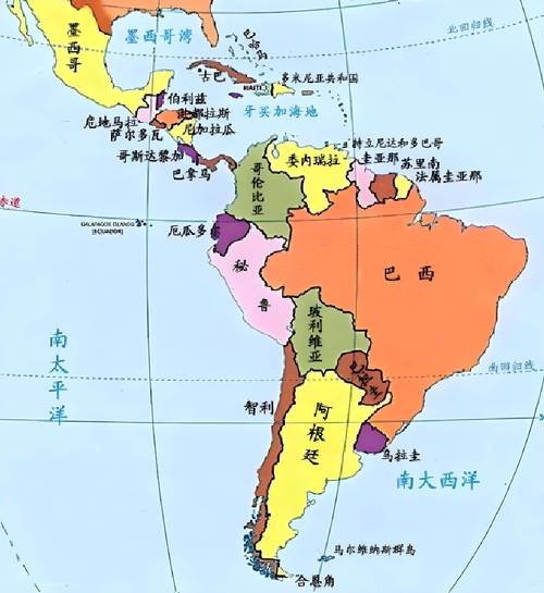 拉丁美洲地区在哪？拉丁美洲在什么地方