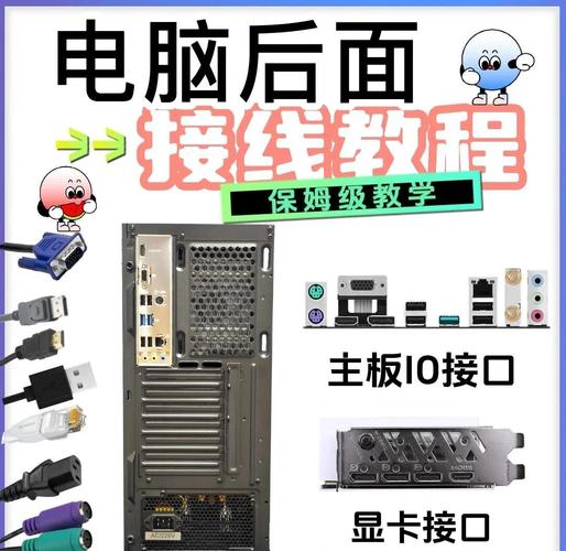 组装好的电脑如何插电?如何使用?