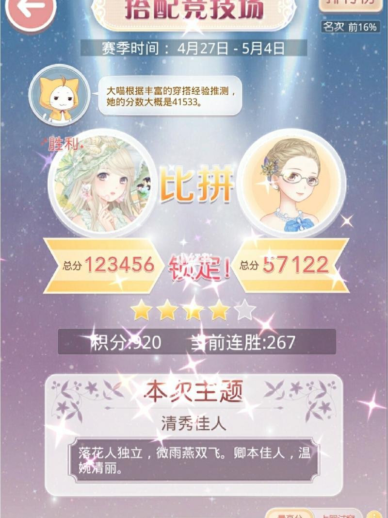 奇迹暖暖搭配竞技场怎么得高分?奇迹暖暖搭配竞技场搭配方式