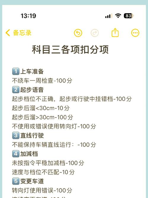 科目三起步忘记按喇叭扣多少分？科目三起步没按喇叭会扣分吗?
