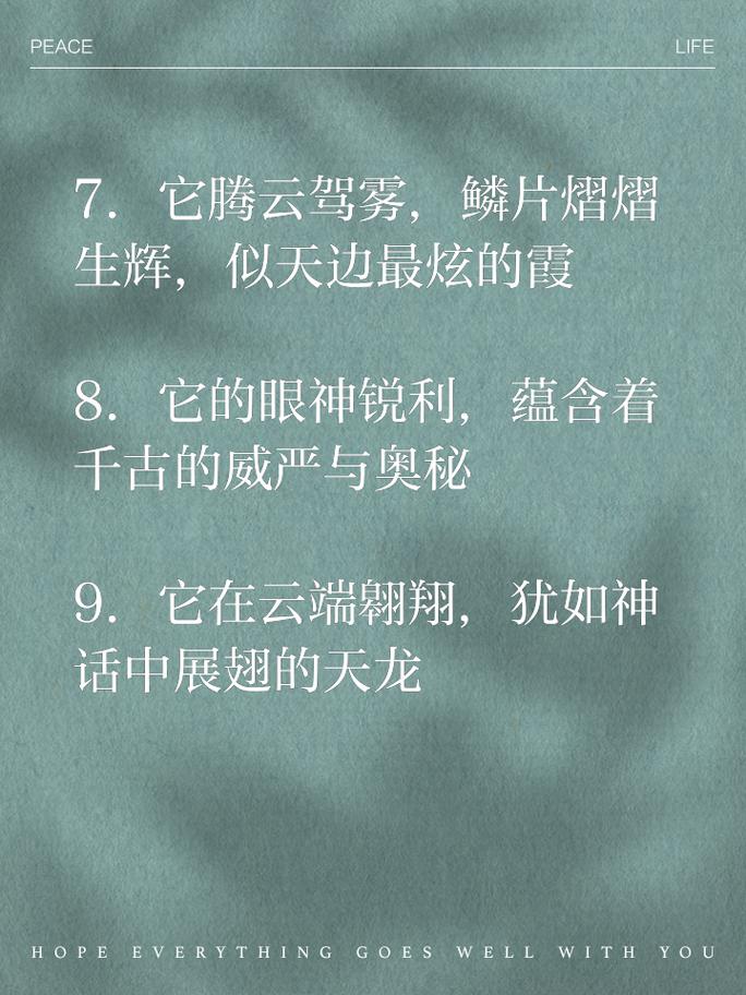 巨龙可以用什么形容？巨龙怎么写句子