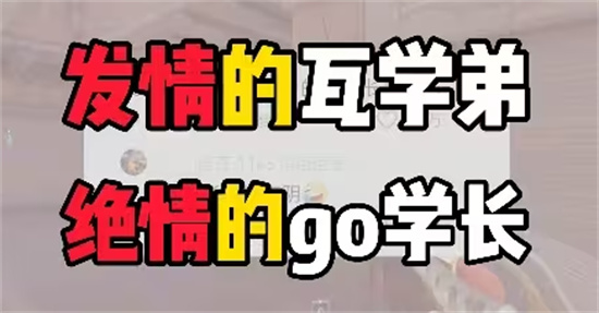 go学长瓦学弟什么意思