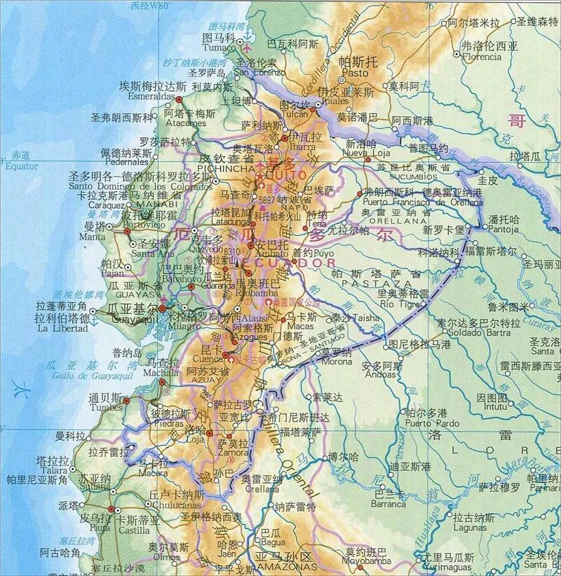 世界杯32强：厄瓜多尔自然地理位置与世界杯战绩