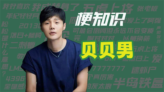 贝贝男是什么意思?解释贝贝男