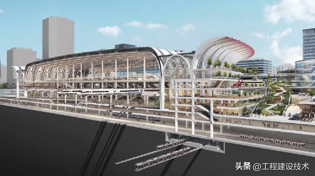 白云城市中心站 广州白云站铁路枢纽建筑设计解读