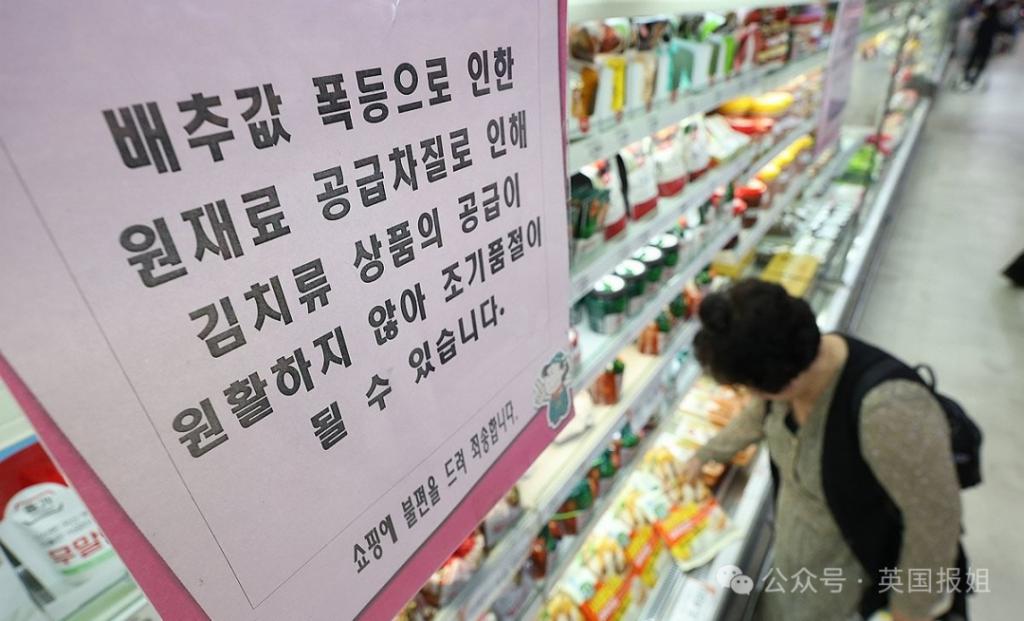 韩国泡菜价暴涨,紧急进口中国大白菜!营养不良人数翻2倍