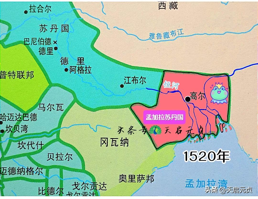 孟加拉国地形图变迁:从大孟加拉变为小孟加拉,为何国土少了一半?