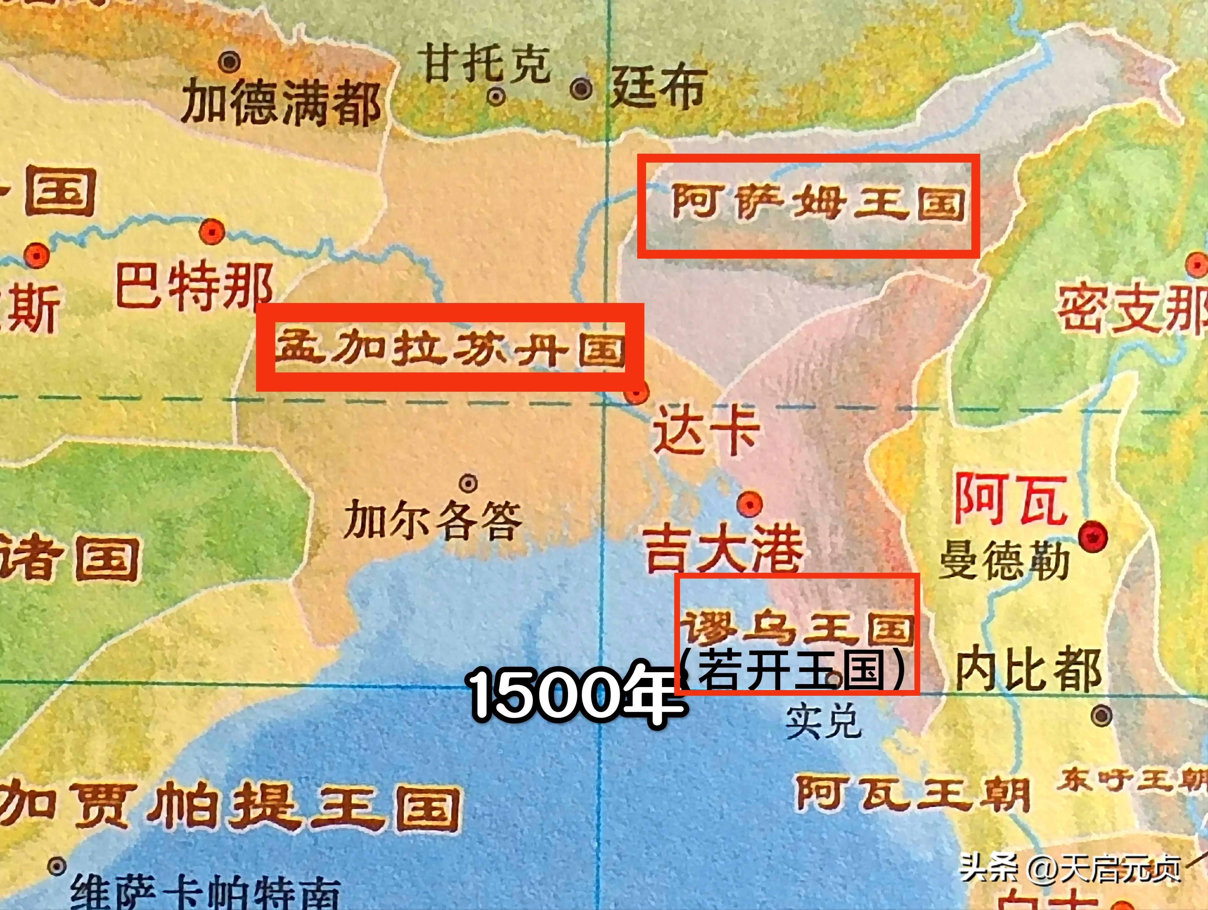 孟加拉国地形图变迁:从大孟加拉变为小孟加拉,为何国土少了一半?