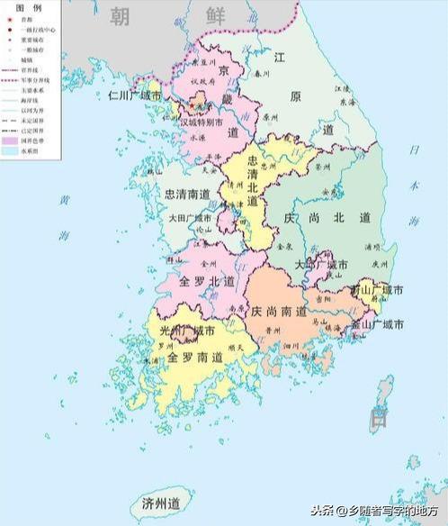 韩国有多大国土面积？韩国人口数量还不如我国浙江