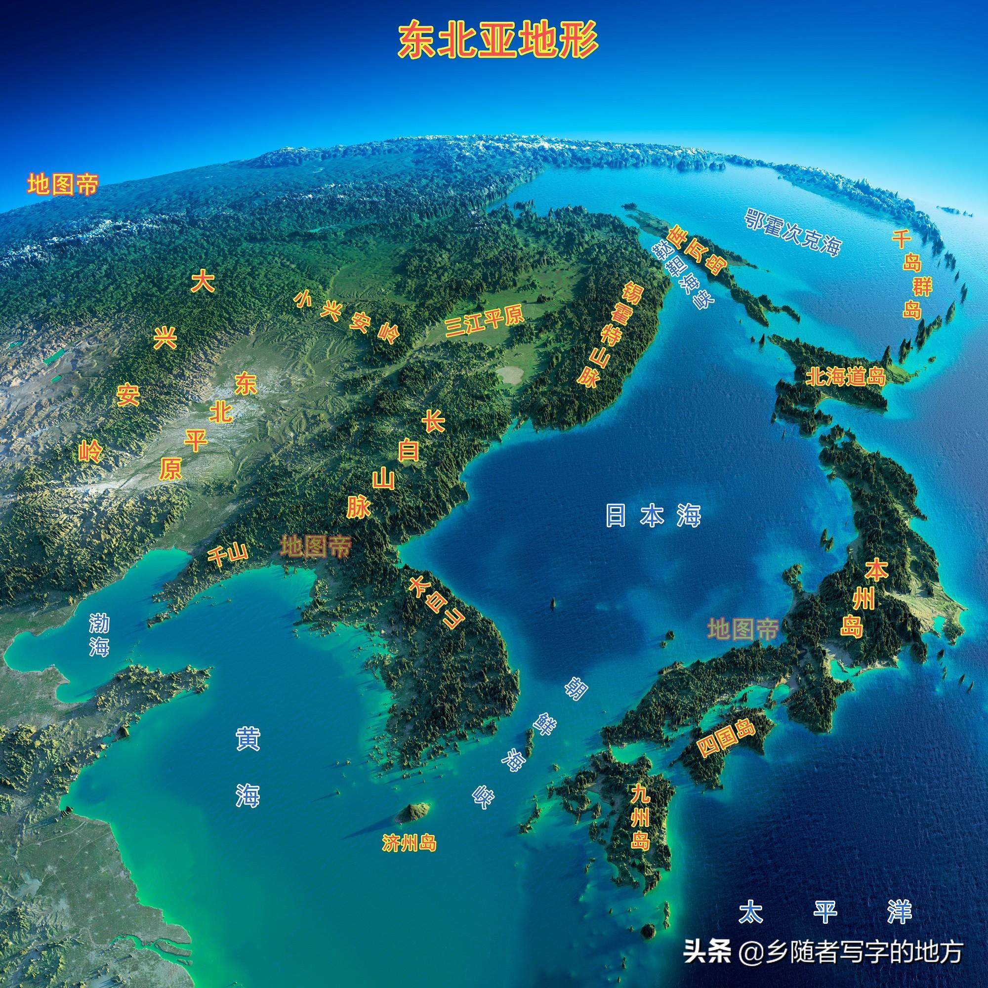 韩国有多大国土面积?韩国人口数量还不如我国浙江