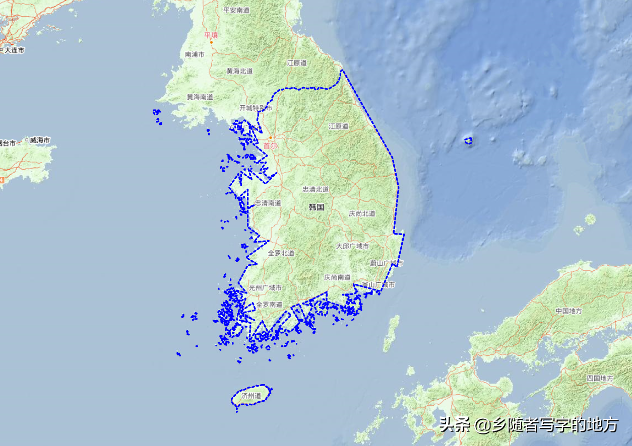 韩国有多大国土面积?韩国人口数量还不如我国浙江