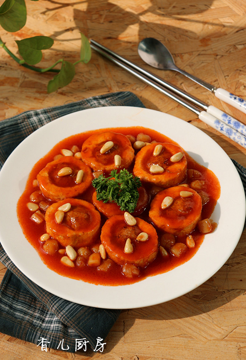 正宗茄汁酿豆腐做法详解